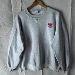 Vintage Russell Athletic HOF Soccer Club Crewneck Sweatshirt Gray XXL Made USA